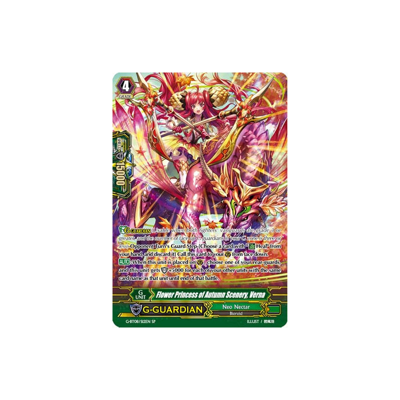Vanguard_TCG_card_G-BT08_S12EN_SP_Flower_Princess_of_Autumn_Scenery_Verna_Absolute_Judgment