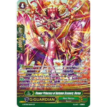 Vanguard_TCG_card_G-BT08_S12EN_SP_Flower_Princess_of_Autumn_Scenery_Verna_Absolute_Judgment