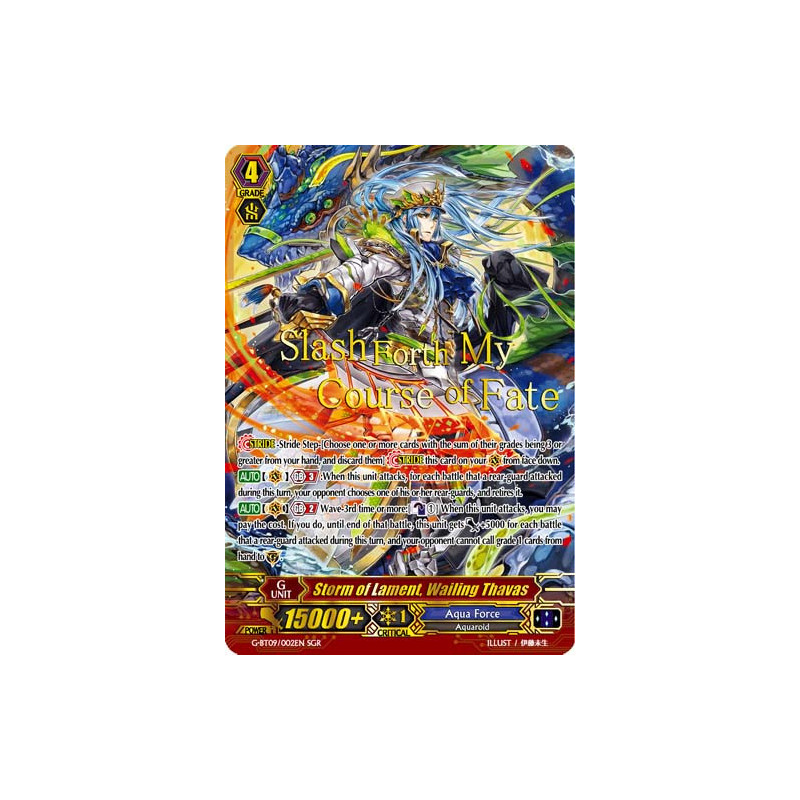 Vanguard_TCG_card_G-BT09_002EN_SGR_SGR_Storm_of_Lament_Wailing_Thavas_Divine_Dragon_Caper