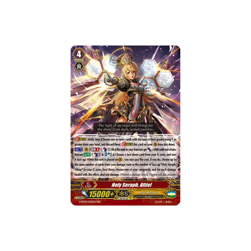 Vanguard_TCG_card_G-BT09_003EN_RRR_Holy_Seraph_Altiel_Divine_Dragon_Caper