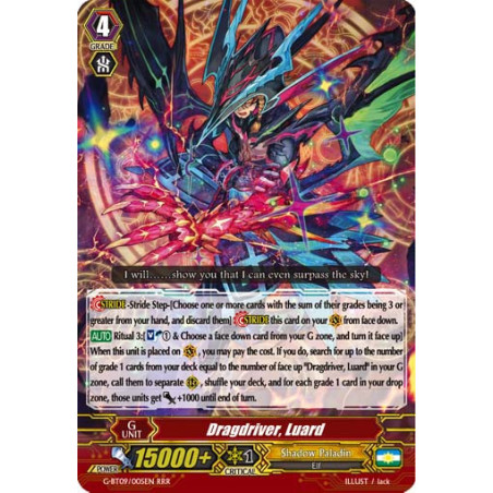 Vanguard_TCG_card_G-BT09_005EN_RRR_Dragdriver_Luard_Divine_Dragon_Caper