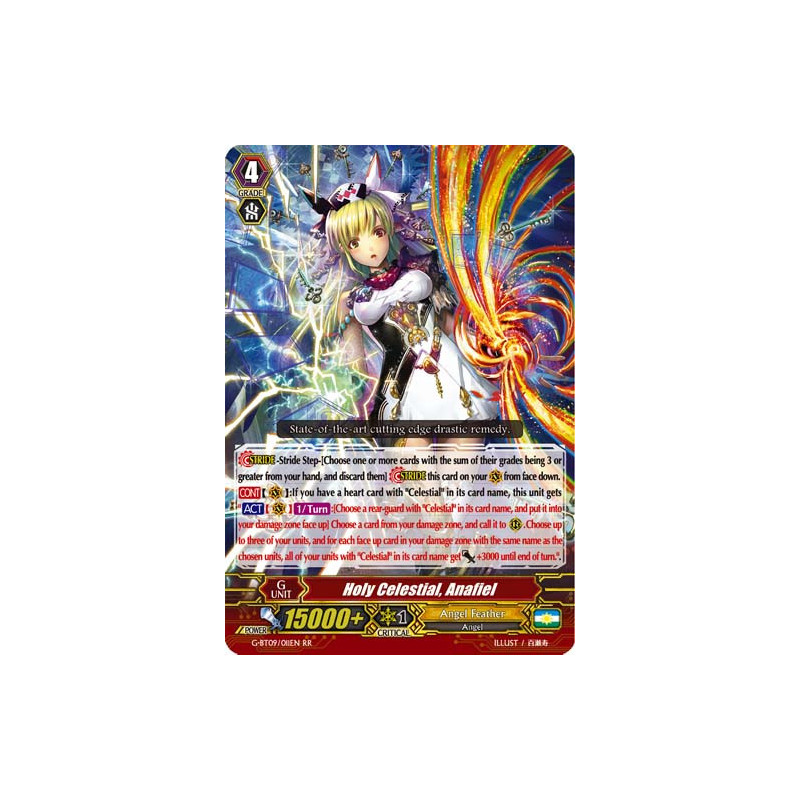 Vanguard_TCG_card_G-BT09_011EN_RR_Holy_Celestial_Anafiel_Divine_Dragon_Caper