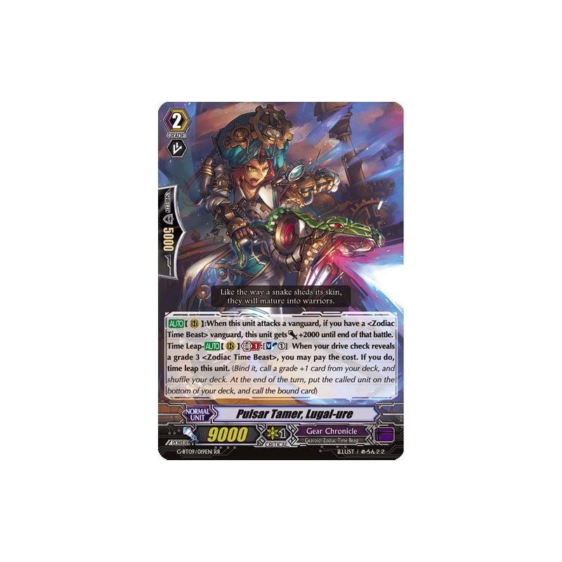 Vanguard_TCG_card_G-BT09_019EN_RR_Pulsar_Tamer_Lugal-ure_Divine_Dragon_Caper