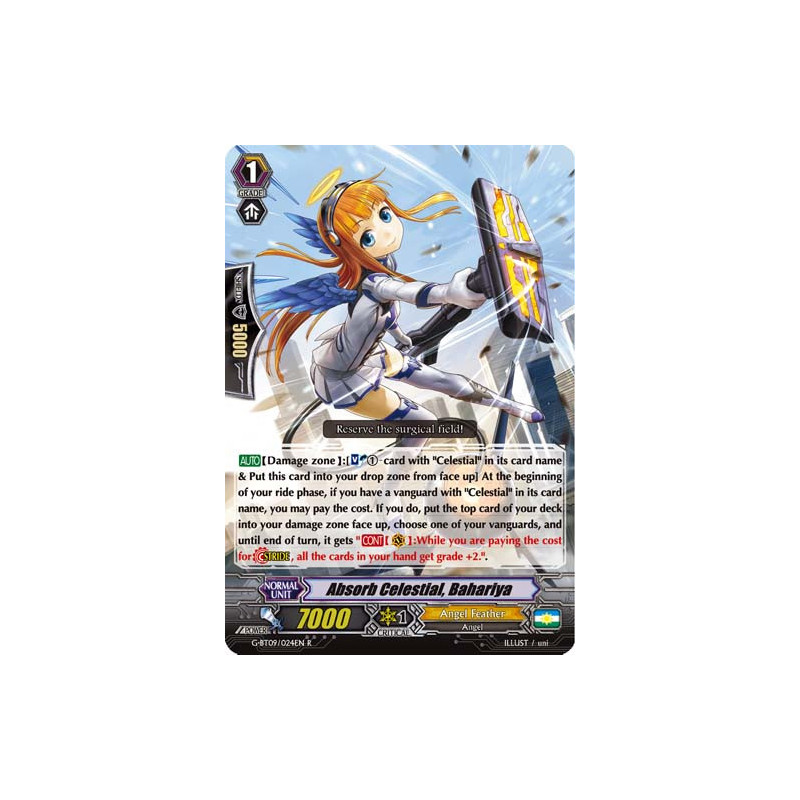 Vanguard_TCG_card_G-BT09_024EN_R_Absorb_Celestial_Bahariya_Divine_Dragon_Caper