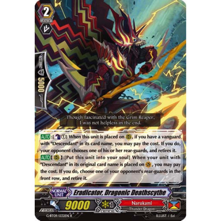 Vanguard_TCG_card_G-BT09_032EN_R_Eradicator_Dragonic_Deathscythe_Divine_Dragon_Caper