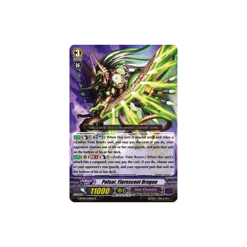 Vanguard_TCG_card_G-BT09_039EN_R_Pulsar_Flarescent_Dragon_Divine_Dragon_Caper