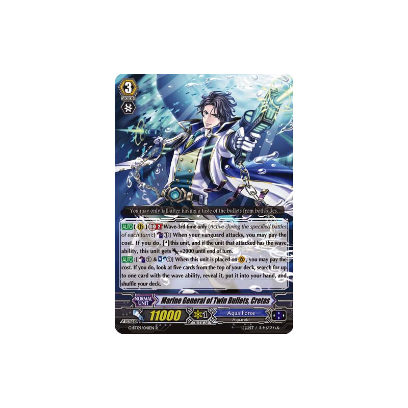 Vanguard_TCG_card_G-BT09_041EN_R_Marine_General_of_Twin_Bullets_Cretas_Divine_Dragon_Caper