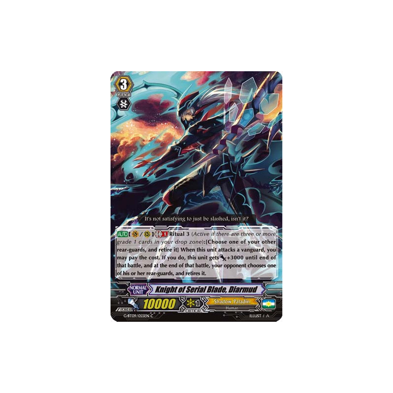 Vanguard_TCG_card_G-BT09_055EN_C_Knight_of_Serial_Blade_Diarmud_Divine_Dragon_Caper