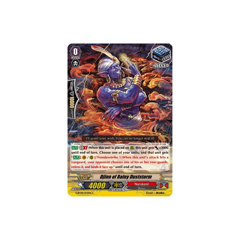 Vanguard_TCG_card_G-BT09_075EN_C_Djinn_of_Rainy_Duststorm_Divine_Dragon_Caper