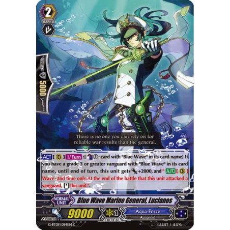 Vanguard_TCG_card_G-BT09_094EN_C_Blue_Wave_Marine_General_Lucianos_Divine_Dragon_Caper