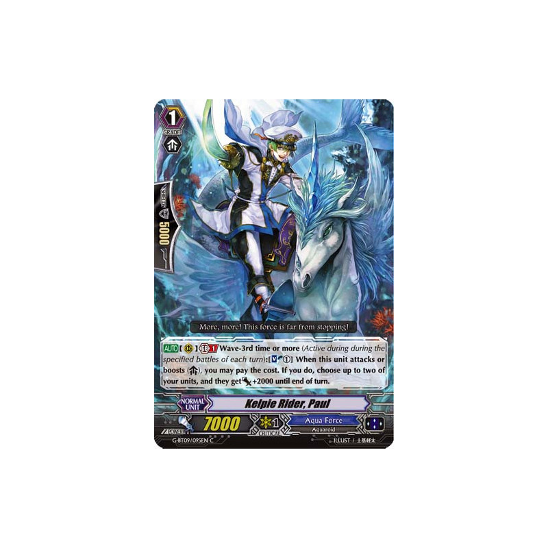 Vanguard_TCG_card_G-BT09_095EN_C_Kelpie_Rider_Paul_Divine_Dragon_Caper