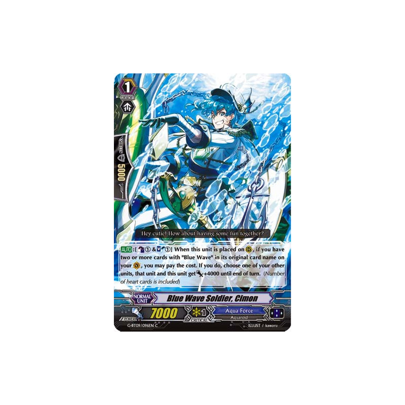 Vanguard_TCG_card_G-BT09_096EN_C_Blue_Wave_Soldier_Cimon_Divine_Dragon_Caper