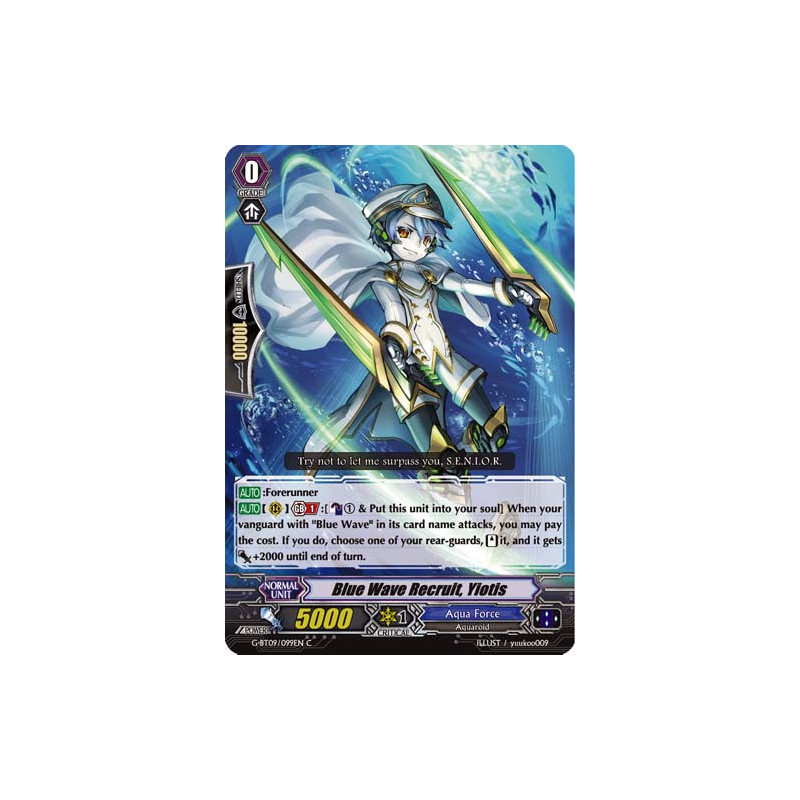 Vanguard_TCG_card_G-BT09_099EN_C_Blue_Wave_Recruit_Yiotis_Divine_Dragon_Caper