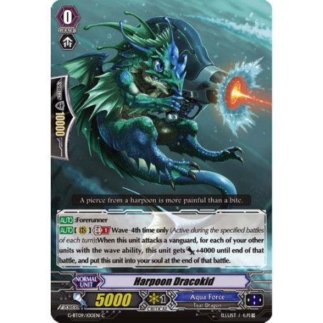Vanguard_TCG_card_G-BT09_100EN_C_Harpoon_Dracokid_Divine_Dragon_Caper