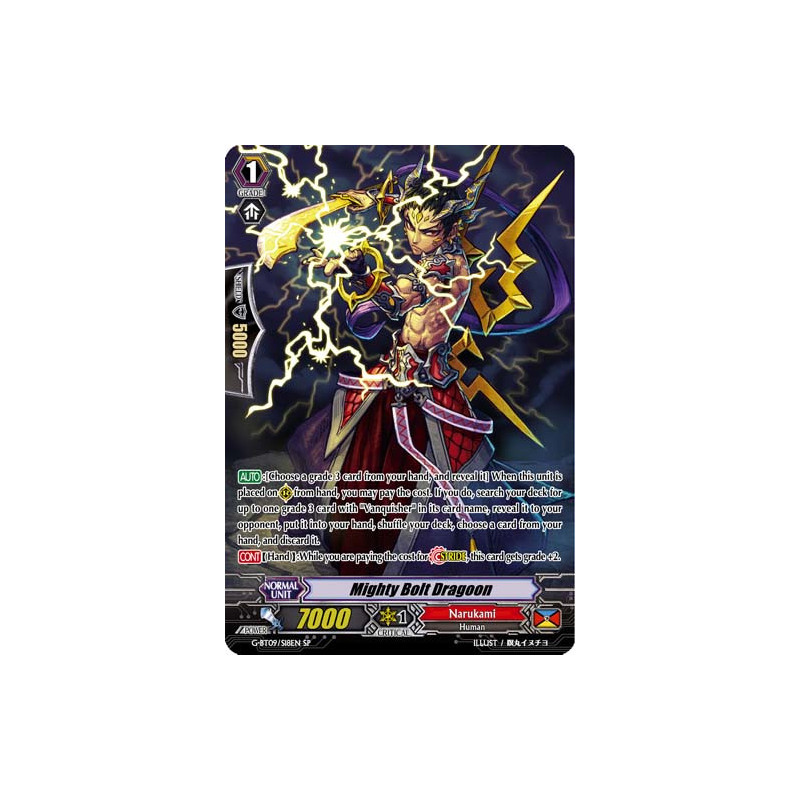 Vanguard_TCG_card_G-BT09_S18EN_SP_Mighty_Bolt_Dragoon_Divine_Dragon_Caper