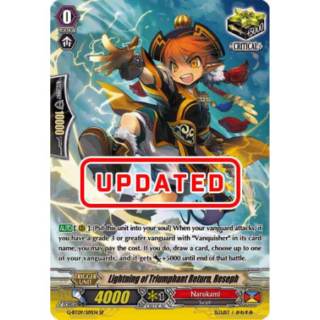 Vanguard_TCG_card_G-BT09_S19EN_SP_Lightning_of_Triumphant_Return_Reseph_Divine_Dragon_Caper