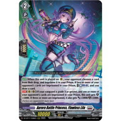 Vanguard_TCG_card_DZ-BT11_008EN_RRR_Aurora_Battle_Princess_Flawless_Lila_Symphony_of_Might_Bloom