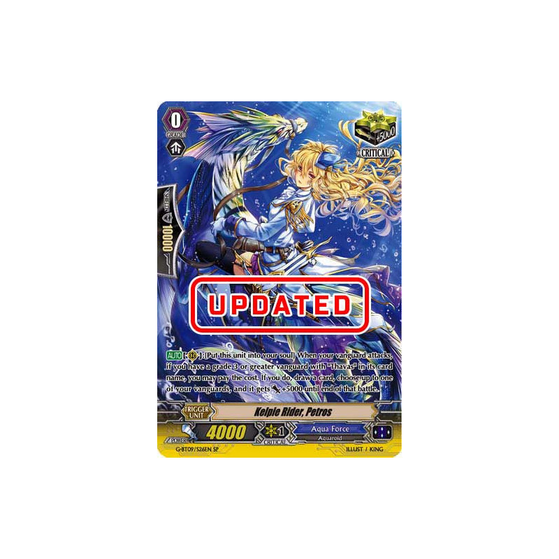 Vanguard_TCG_card_G-BT09_S26EN_SP_Kelpie_Rider_Petros_Divine_Dragon_Caper