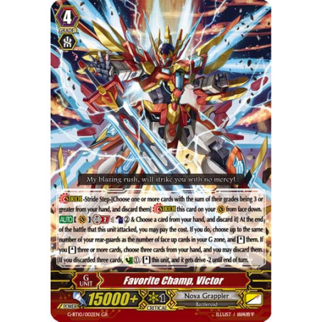 Vanguard_TCG_card_G-BT10_002EN_GR_Favorite_Champ_Victor_Raging_Clash_of_the_Blade_Fangs