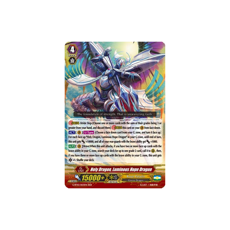 Vanguard_TCG_card_G-BT10_003EN_RRR_Holy_Dragon_Luminous_Hope_Dragon_Raging_Clash_of_the_Blade_Fangs