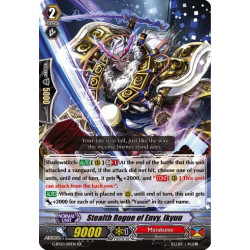 Vanguard_TCG_card_G-BT10_019EN_RR_Stealth_Rogue_of_Envy_Ikyuu_Raging_Clash_of_the_Blade_Fangs
