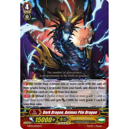Vanguard_TCG_card_G-BT10_025EN_R_Dark_Dragon_Animus_Pile_Dragon_Raging_Clash_of_the_Blade_Fangs