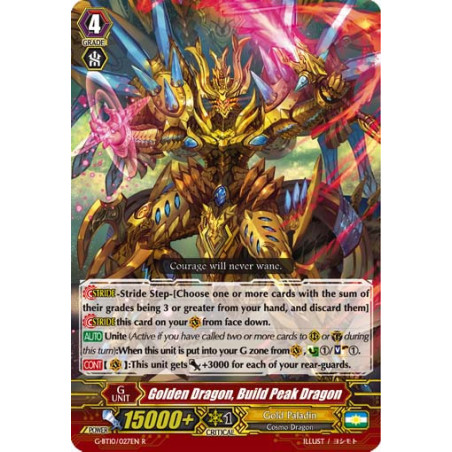 Vanguard_TCG_card_G-BT10_027EN_R_Golden_Dragon_Build_Peak_Dragon_Raging_Clash_of_the_Blade_Fangs