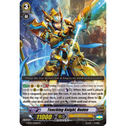 Vanguard_TCG_card_G-BT10_028EN_R_Teaching_Knight_Hudon_Raging_Clash_of_the_Blade_Fangs