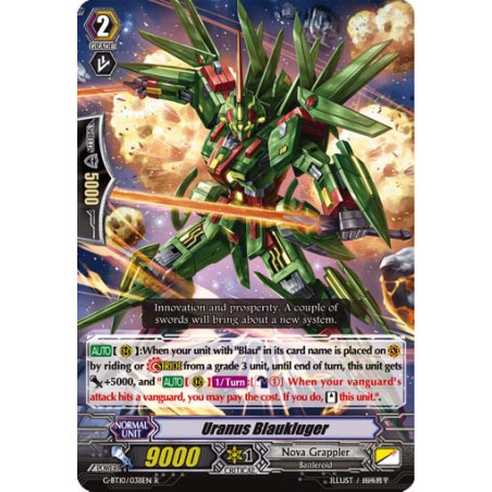 Vanguard_TCG_card_G-BT10_038EN_R_Uranus_Blaukluger_Raging_Clash_of_the_Blade_Fangs