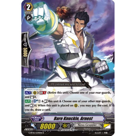 Vanguard_TCG_card_G-BT10_039EN_R_Bare_Knuckle_Arnest_Raging_Clash_of_the_Blade_Fangs