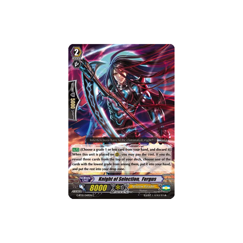 Vanguard_TCG_card_G-BT10_049EN_C_Knight_of_Selection_Fergus_Raging_Clash_of_the_Blade_Fangs