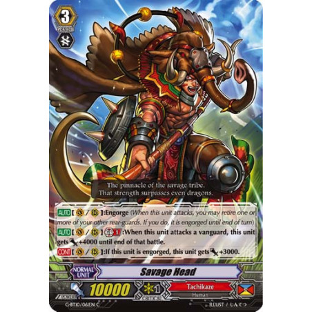 Vanguard_TCG_card_G-BT10_061EN_C_Savage_Head_Raging_Clash_of_the_Blade_Fangs