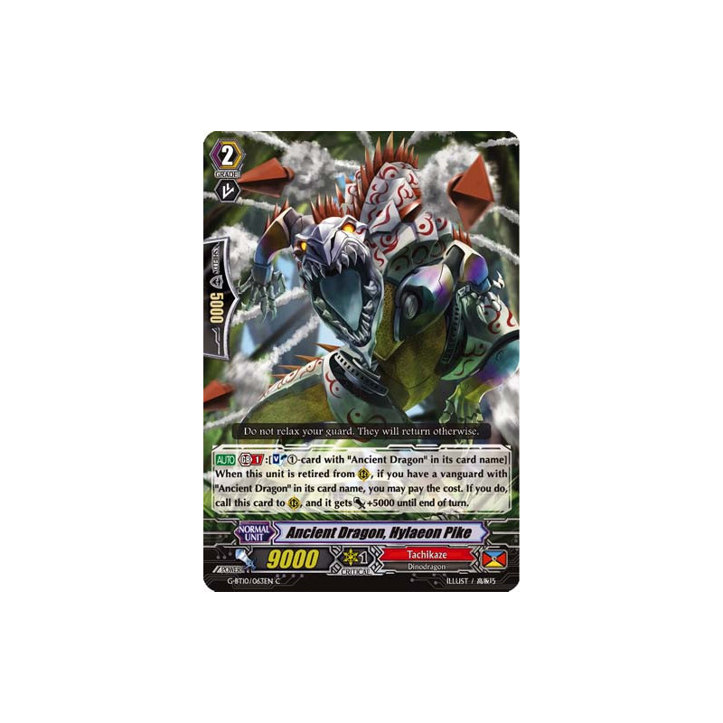 Vanguard_TCG_card_G-BT10_063EN_C_Ancient_Dragon_Hylaeon_Pike_Raging_Clash_of_the_Blade_Fangs