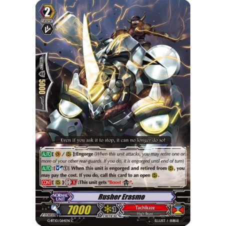 Vanguard_TCG_card_G-BT10_064EN_C_Rusher_Erasmo_Raging_Clash_of_the_Blade_Fangs
