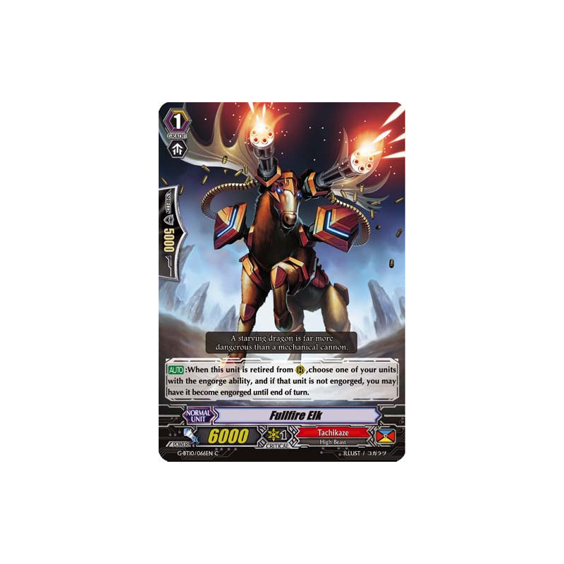 Vanguard_TCG_card_G-BT10_066EN_C_Fullfire_Elk_Raging_Clash_of_the_Blade_Fangs