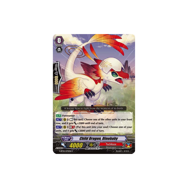 Vanguard_TCG_card_G-BT10_070EN_C_Child_Dragon_Dinobaby_Raging_Clash_of_the_Blade_Fangs