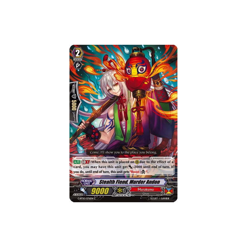 Vanguard_TCG_card_G-BT10_076EN_C_Stealth_Fiend_Murder_Andon_Raging_Clash_of_the_Blade_Fangs