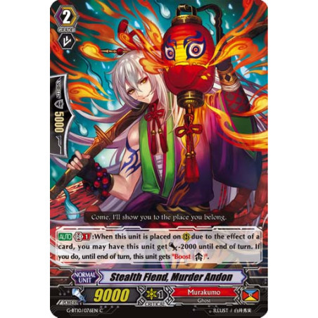 Vanguard_TCG_card_G-BT10_076EN_C_Stealth_Fiend_Murder_Andon_Raging_Clash_of_the_Blade_Fangs