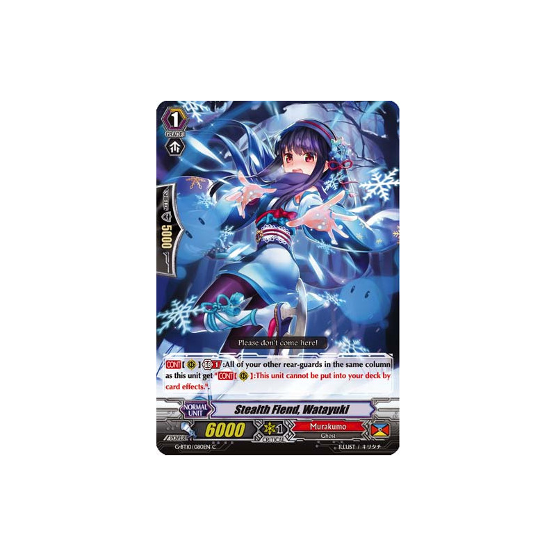 Vanguard_TCG_card_G-BT10_080EN_C_Stealth_Fiend_Watayuki_Raging_Clash_of_the_Blade_Fangs