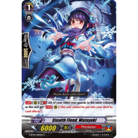 Vanguard_TCG_card_G-BT10_080EN_C_Stealth_Fiend_Watayuki_Raging_Clash_of_the_Blade_Fangs