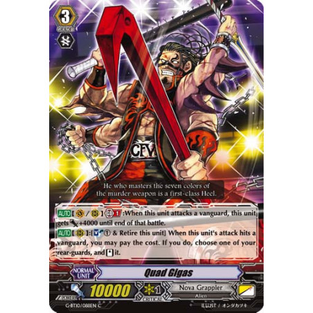 Vanguard_TCG_card_G-BT10_088EN_C_Quad_Gigas_Raging_Clash_of_the_Blade_Fangs