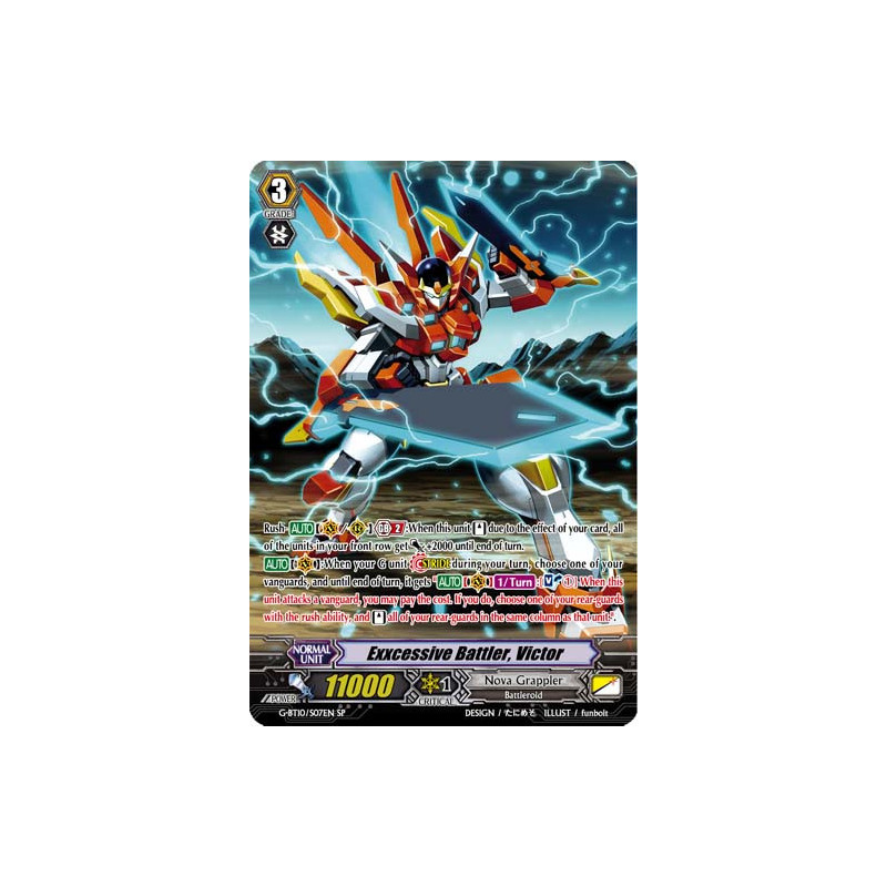 Vanguard_TCG_card_G-BT10_S07EN_SP_Exxcessive_Battler_Victor_Raging_Clash_of_the_Blade_Fangs