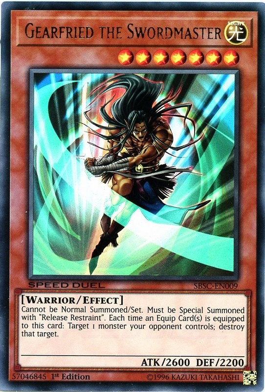 Sbsc En009 Gearfried Le Maitre Escrimeur Speed Duel Scars Of Battle