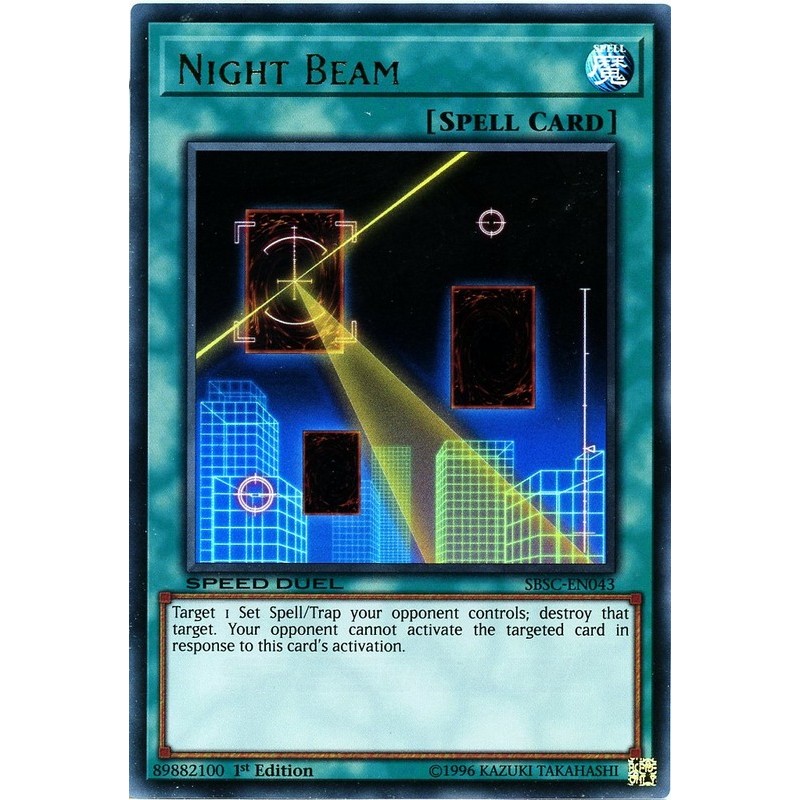 Sbsc En043 Rayon Nocturne Speed Duel Scars Of Battle Card Yu Gi Oh 