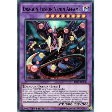 Carte Yu Gi Oh Dragon Fusion Venin Affame Figa Fr060 Collectible Card Games Yu Gi Oh Individual Cards