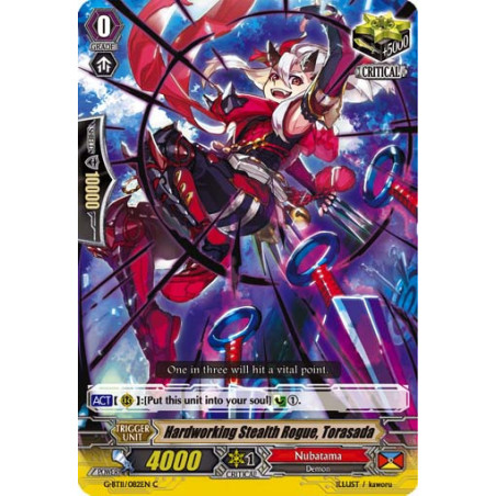 Vanguard_TCG_card_G-BT11_082EN_C_Hardworking_Stealth_Rogue_Torasada_Demonic_Advent