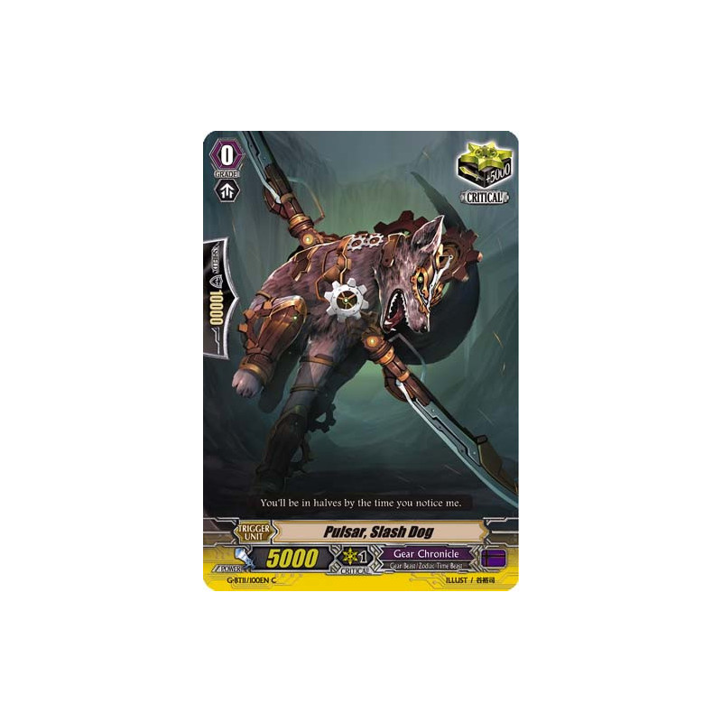 Vanguard_TCG_card_G-BT11_100EN_C_Pulsar_Slash_Dog_Demonic_Advent