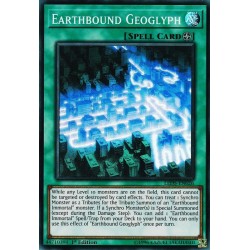 YuGioh Earthbound Geoglyph NM 1st Ed. LED5-EN026 Super Rare Card 