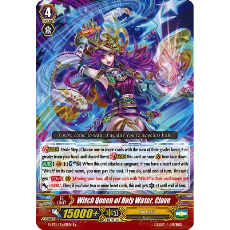 Vanguard_TCG_card_G-BT11_Re01EN_Re_Witch_Queen_of_Holy_Water_Clove_Demonic_Advent