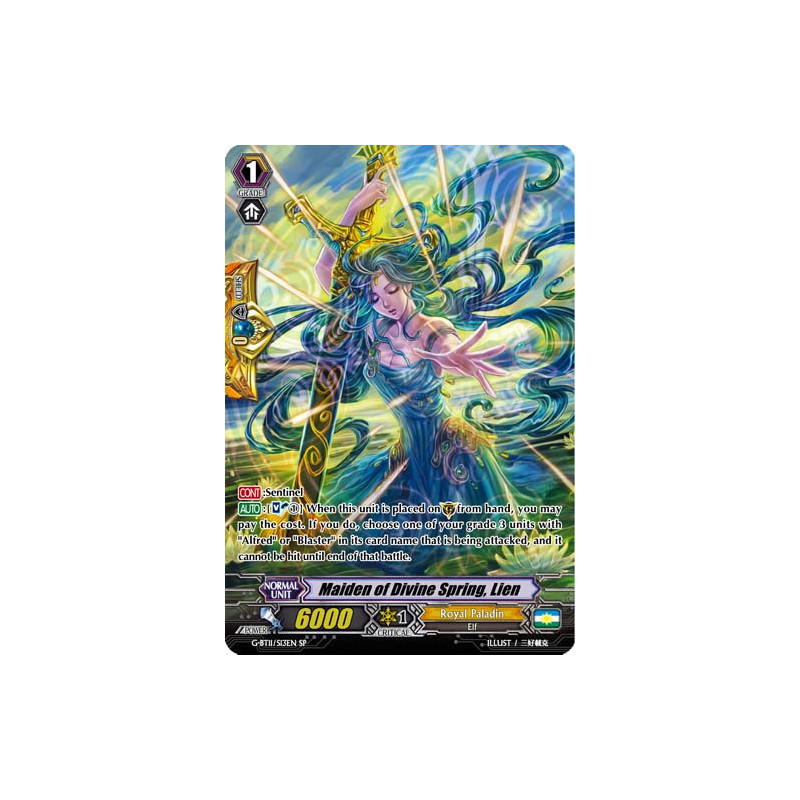 Vanguard_TCG_card_G-BT11_S13EN_SP_Maiden_of_Divine_Spring_Lien_Demonic_Advent